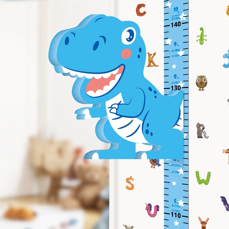 Baby Girl Nursery Quotes - Cetvel Zürafa 3d Yükseklik Çıkartmalar Bebek