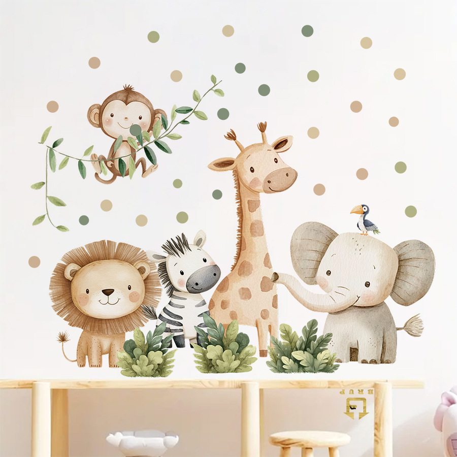 Boho Orman Hayvanları duvar çı - Baby Girl Nursery Quotes incelemesi ve fiyatı