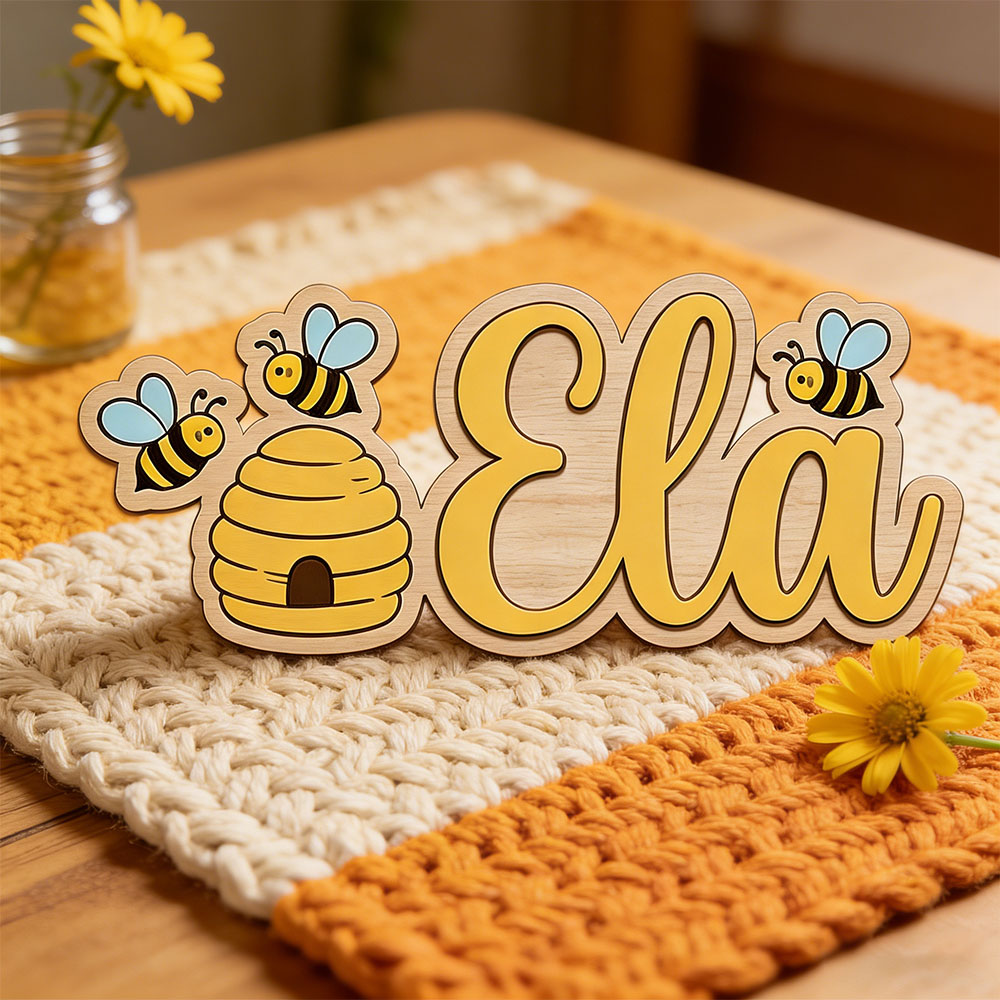 Kişiselleştirilmiş Sevimli Arı - Baby Nursery Decor Girl incelemesi ve fiyatı